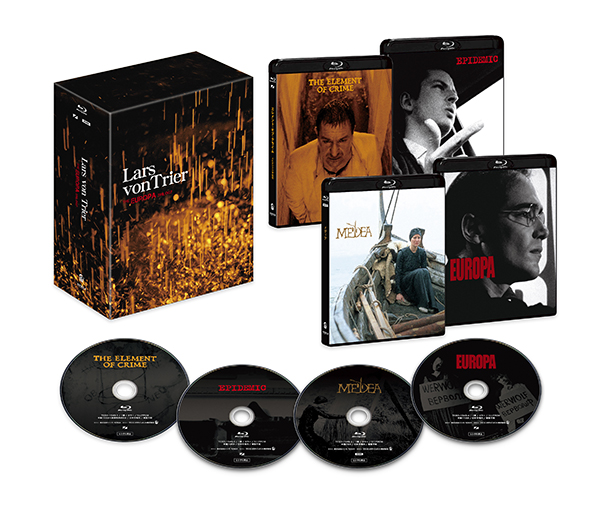 ラース・フォン・トリアー「ヨーロッパ三部作/The Europa Trilogy」Blu-ray BOX Ⅰ【完全初回生産限定 特装アウターボックス仕様】